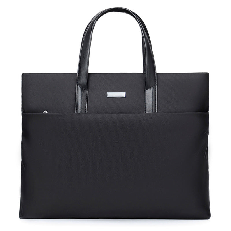 Danoz Fashion - Black Lightweight Business Tote Bag - Durable and Stylish for Work and Travel