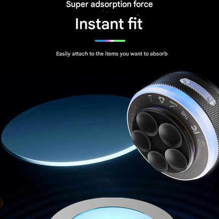 Danoz Direct - Pink Bone Conduction Vibration Bluetooth Speaker - TWS Stereo, LED, Surface Sound