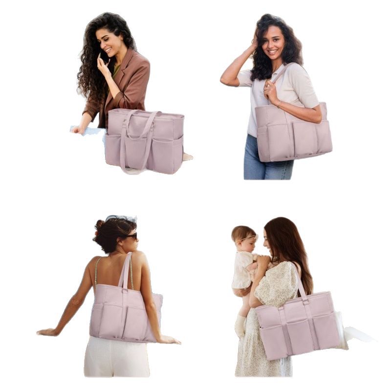 Danoz Fashion - White Women's Laptop Tote Bag - Professional Business Briefcase & Shoulder Handbag (Fits up to 15.6 Inch Laptop)