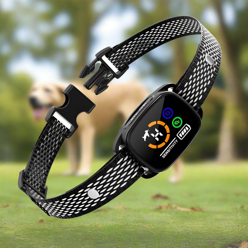 Danoz Direct - USB Rechargeable Smart Color Screen Anti-Bark Collar - Vibration Dog Training Collar