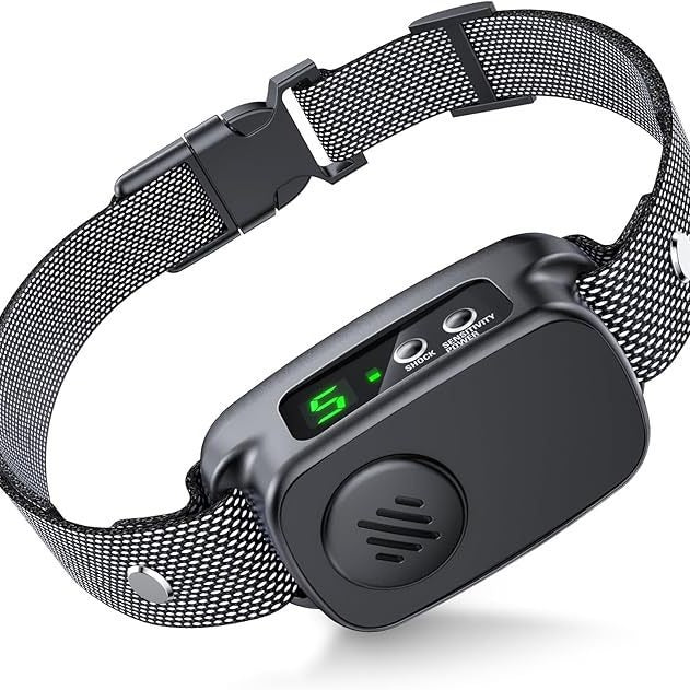 Danoz Direct - Waterproofing USB Rechargeable Smart Color Screen Anti-Bark Collar - Vibration Dog Training Collar