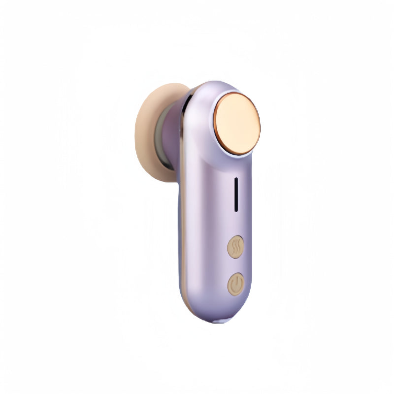 Danoz Beauty - Mini Facial & Head Massager with Heat Therapy - USB-C Rechargeable, 3 Modes(Light purple)