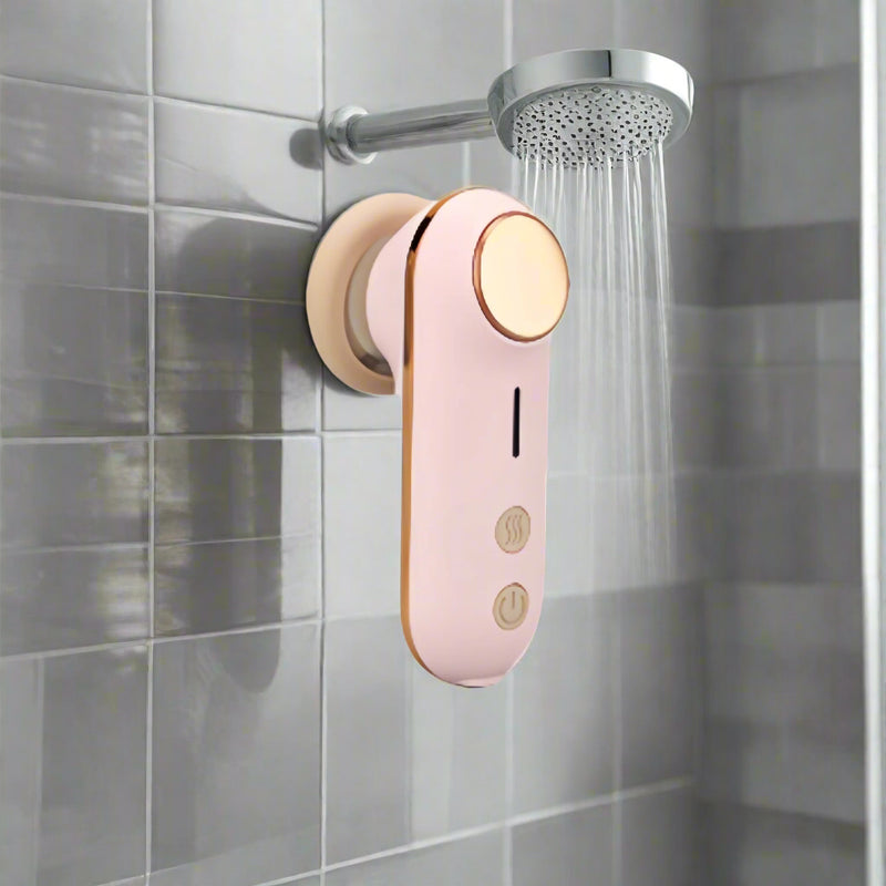 Danoz Beauty - Mini Facial & Head Massager with Heat Therapy - USB-C Rechargeable, 3 Modes(Pink)