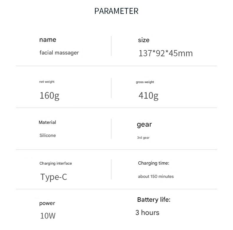 Danoz Beauty - Mini Facial & Head Massager with Heat Therapy - USB-C Rechargeable, 3 Modes(Pink)