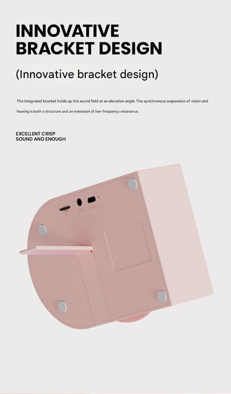 Danoz Smart - Retro Phonograph Bluetooth Speaker - Rotating Disc, Bluetooth 5.3, AUX/TF Card, 8H Playtime(Blue)