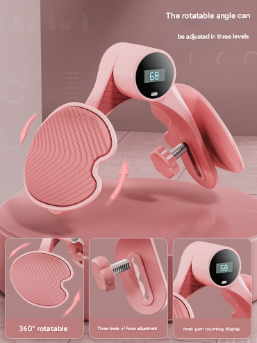 Danoz Fitness - Blue Smart Kegel & Thigh Master with Counter - Adjustable Pelvic Floor Strengthening Device for Women, Inner Thigh & Glute Toner