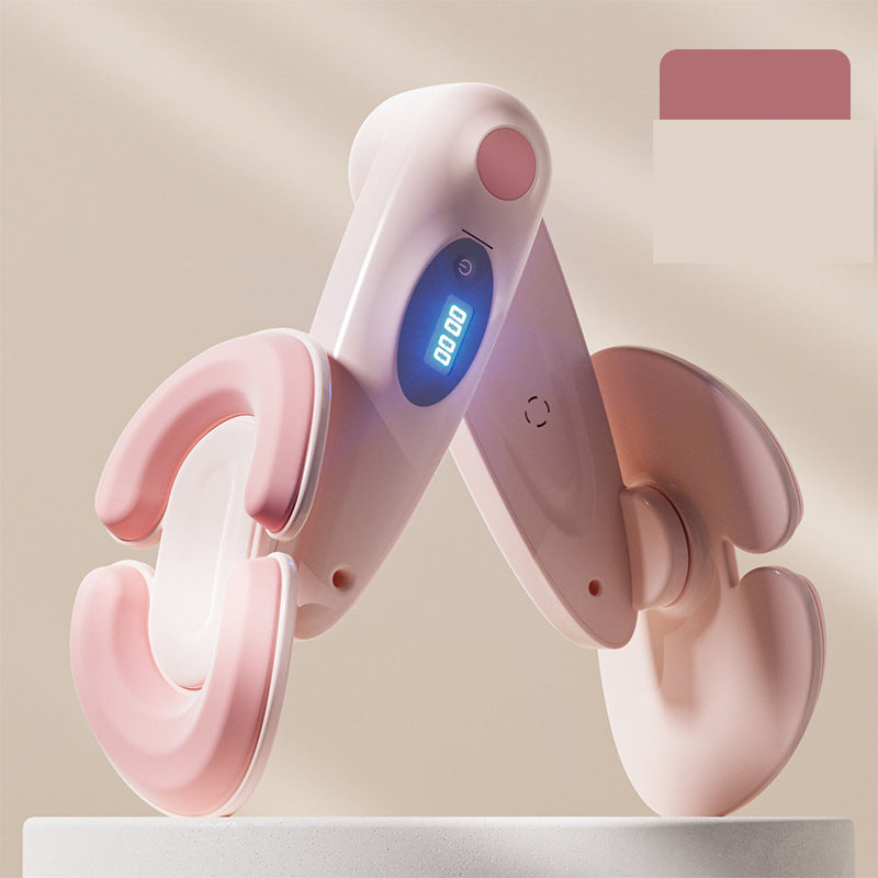 Danoz Fitness - Pink Smart Kegel & Thigh Master with Digital Counter - Adjustable Pelvic Floor Trainer for Women's Home Workout