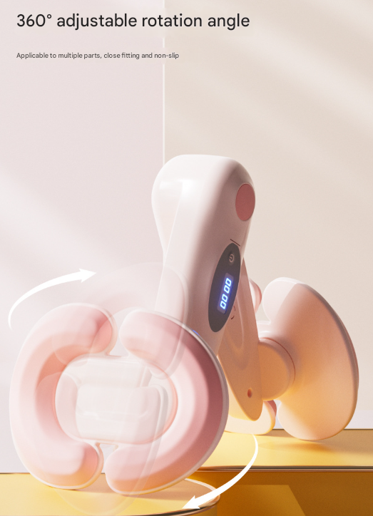 Danoz Fitness - Grey Smart Kegel & Thigh Master with Digital Counter - Adjustable Pelvic Floor Trainer for Women's Home Workout