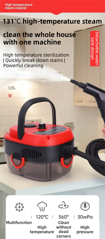 Danoz SteamSmart – Steam Dream Machine Portable 131°C! 💨✨ | Blast Grease & Germs Into Oblivion! | No Chemicals | 3 Bar Pressure | 1000ml Tank | 7-Piece Pro Kit | Kitchen, Bathroom & More
