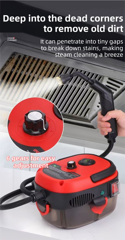 Danoz SteamSmart – Steam Dream Machine Portable 131°C! 💨✨ | Blast Grease & Germs Into Oblivion! | No Chemicals | 3 Bar Pressure | 1000ml Tank | 7-Piece Pro Kit | Kitchen, Bathroom & More