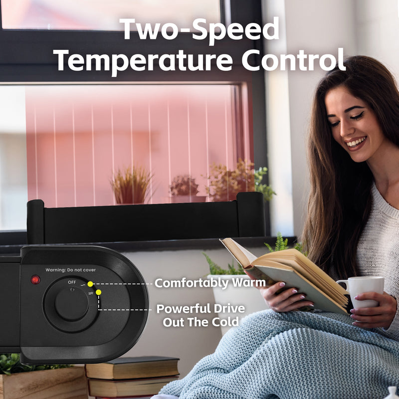 Danoz HeatingSmart - 2200W Graphene Floor Electric Heater – Fast Heating, Energy-Efficient, Portable Indoor Heater