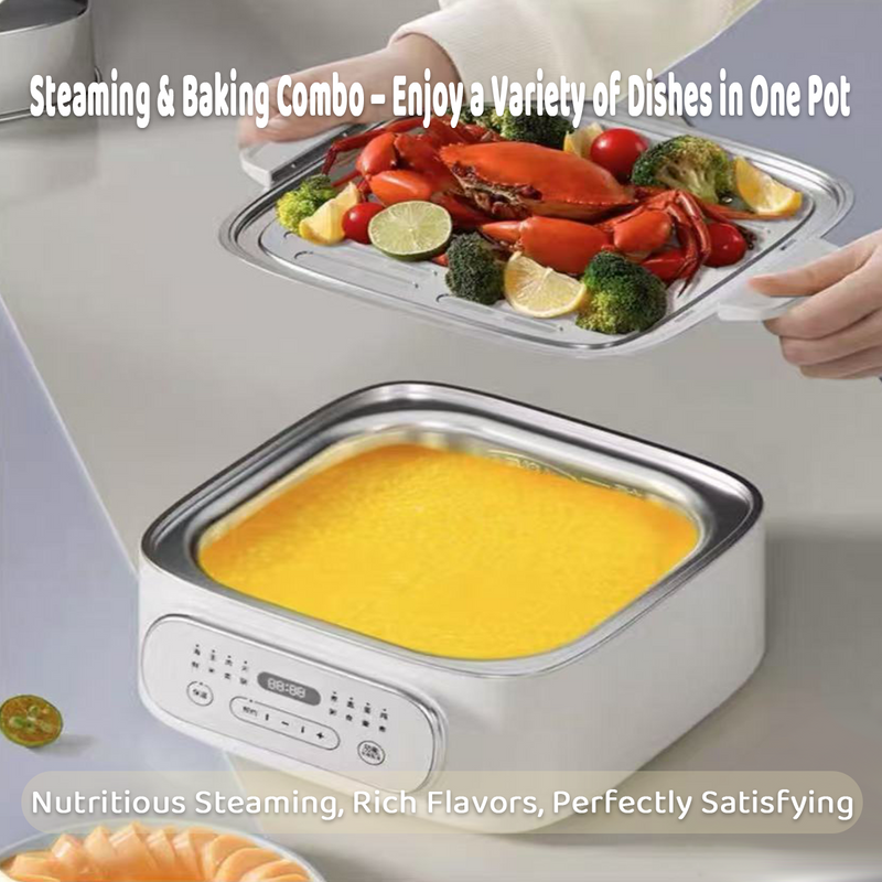 Danoz Kitchen - Hoper Layer Multifunctional Three-layer Stainless Steel food Steamer