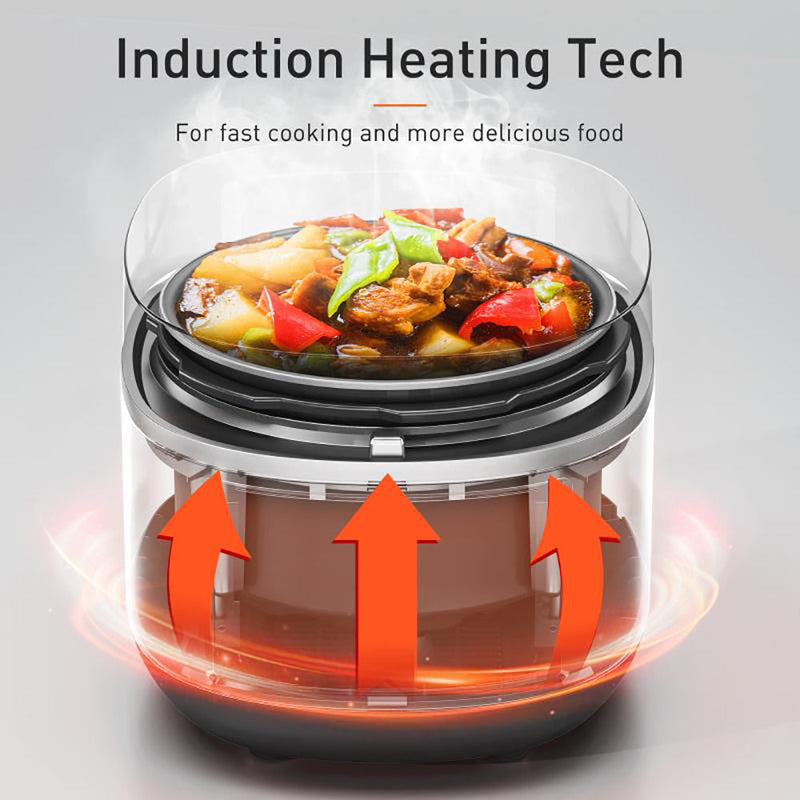 Danoz Kitchen - Induction Heating Pressure Cooker 5L Double Liner Pot