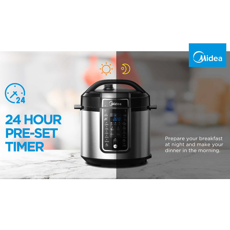 Danoz Kitchen - Midea 5.7L 12 Programs Pressure Cooker