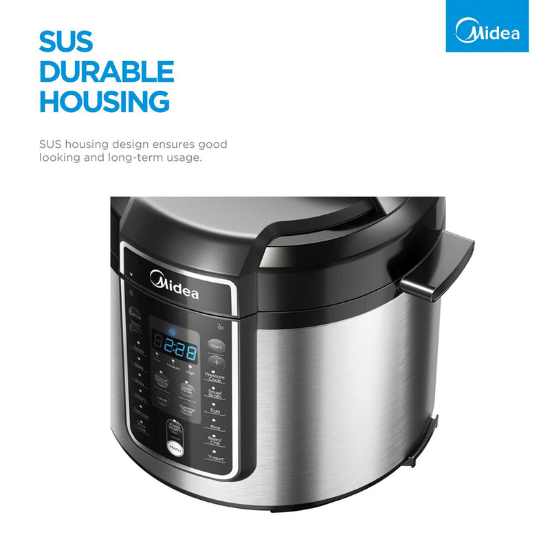 Danoz Kitchen - Midea 5.7L 12 Programs Pressure Cooker
