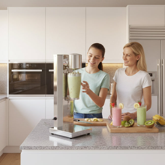 Danoz Kitchen - Vevor Milkshake Maker Kit, Electric Milkshake Maker, Stainless Steel Milkshake Machine