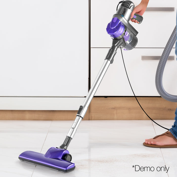 Danoz Direct - Devanti Handheld Vacuum Cleaner! Featuring a powerful roller brush head, this cordless wonder effortlessly cleans any surface