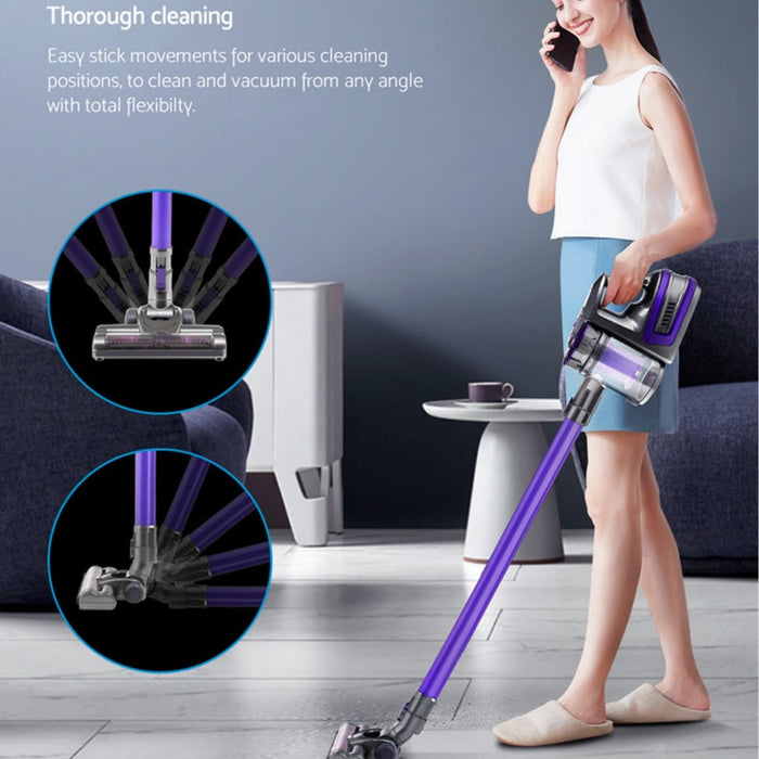Get ready to take on any mess with Danoz Direct - Devanti Handheld Vacuum Cleaner! With a powerful 150W motor and cordless design