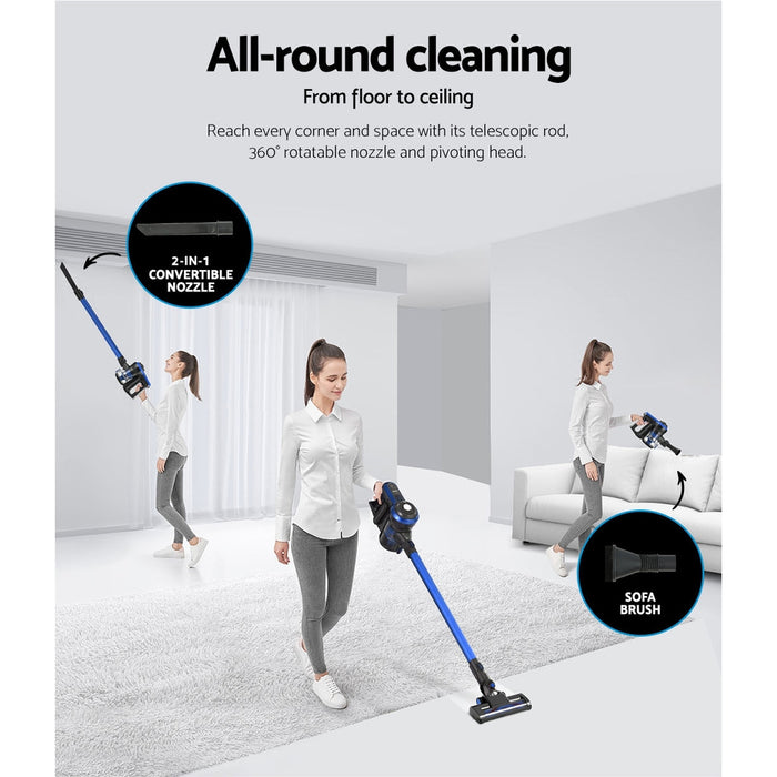 Transform your cleaning with Danoz Direct - Devanti Handheld Vacuum Cleaner. The brushless, cordless design offers powerful suction