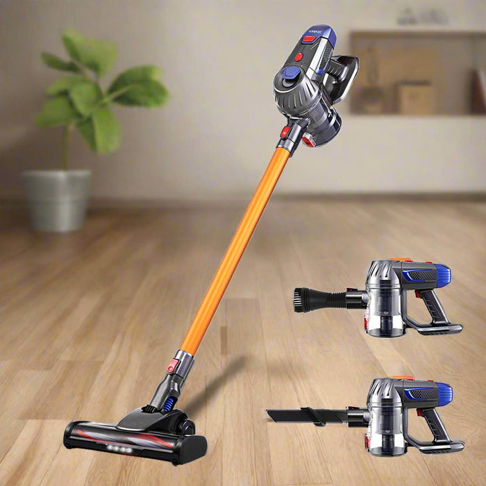 Clean your home with Danoz Direct - Devanti Handheld Vacuum Cleaner. With its powerful 150W motor and cordless design