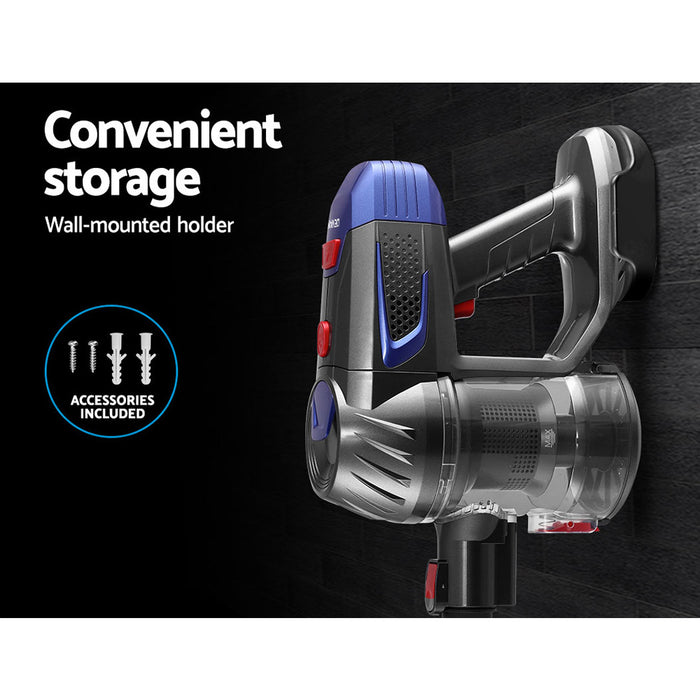 Clean your home with Danoz Direct - Devanti Handheld Vacuum Cleaner. With its powerful 150W motor and cordless design