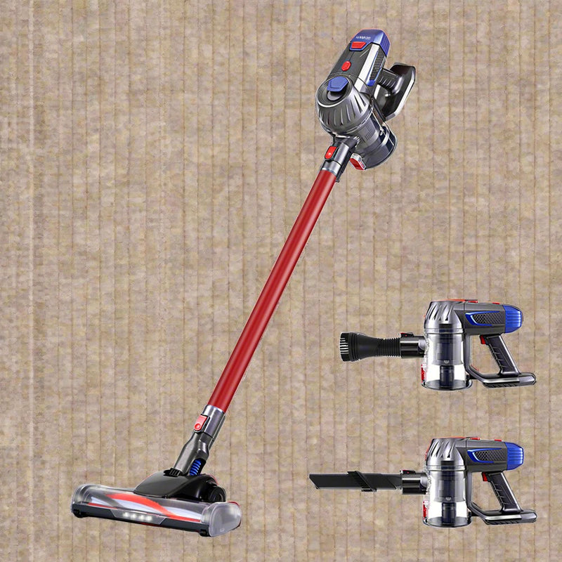 Danoz Direct - Devanti Handheld Vacuum  a game-changer in cleaning. Powerful 150W motor, effortlessly sucks up dirt and debris