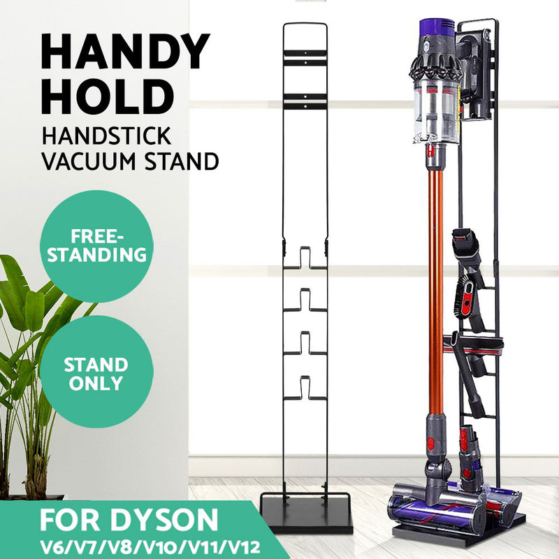 Danoz Cleaning - Artiss Freestanding Dyson Vacuum Cleaner Stand for V6 7 8 10 11 Black