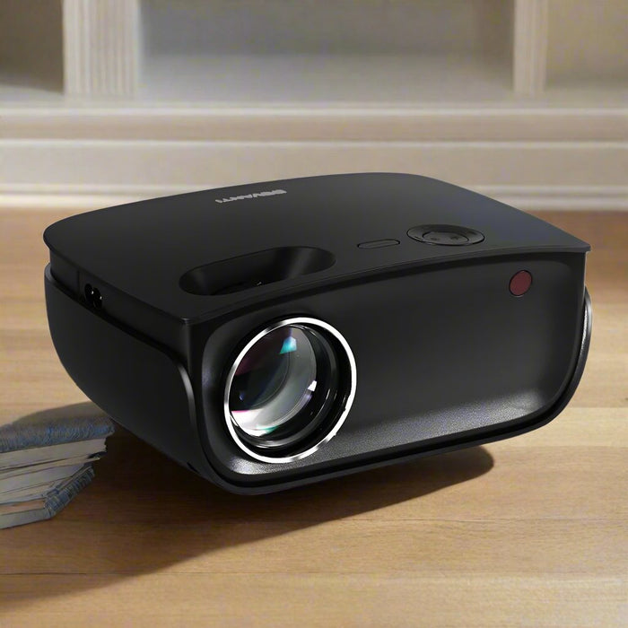 Danoz Streaming - Devanti Portable Mini Video Projector Wifi 1080P Home Theater HDMI Black