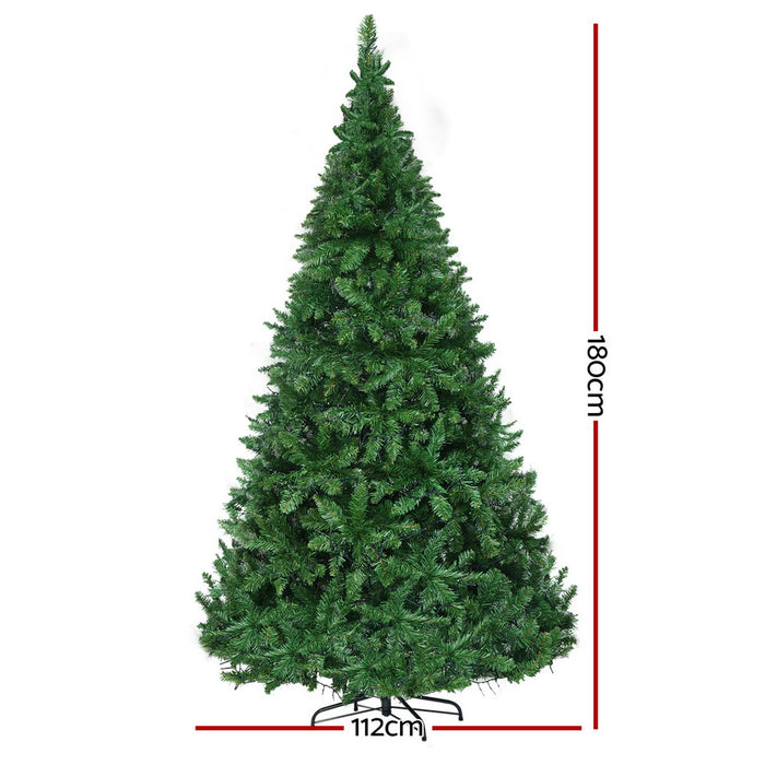 Danoz Xmas🎅 Jingle Jollys Christmas Tree 1.8m LED Xmas Tree Decorations 874 Tips