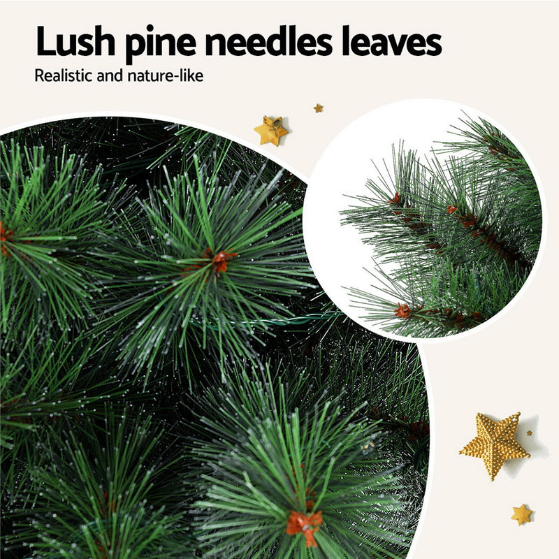 Danoz Xmas - Jingle Jollys Christmas Tree 1.5+1m LED Xmas Palm Tree Party Decorations 2 in 1