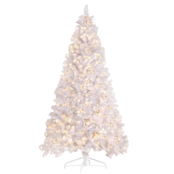 Danoz Xmas🎅 Jingle Jollys Christmas Tree 2.1m 500 LED Xmas Tree Decorations White 1260 Tips