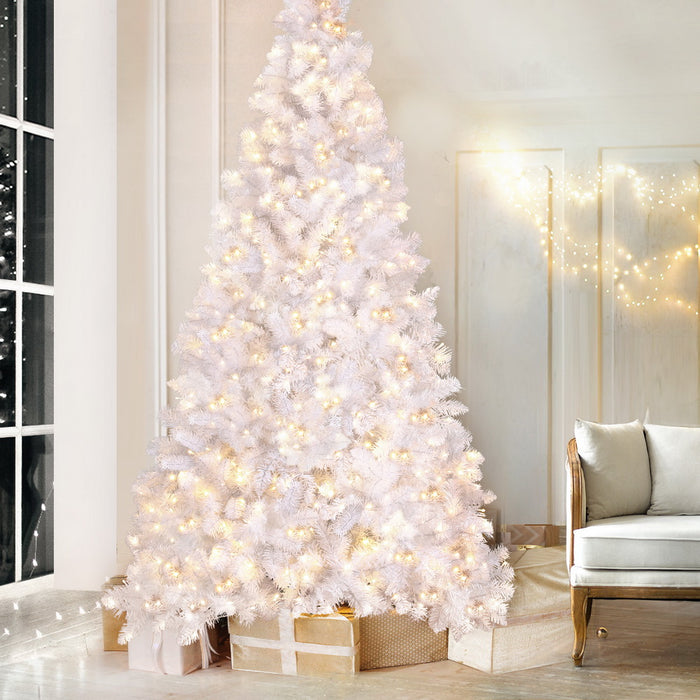 Danoz Xmas🎅 Jingle Jollys Christmas Tree 2.1m 500 LED Xmas Tree Decorations White 1260 Tips