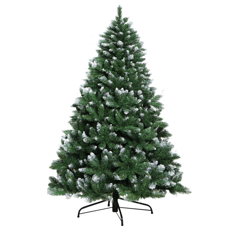 Danoz Xmas🎅 Jingle Jollys Christmas Tree 2.4m Snowy Xmas Tree Decoration 1225 Tips