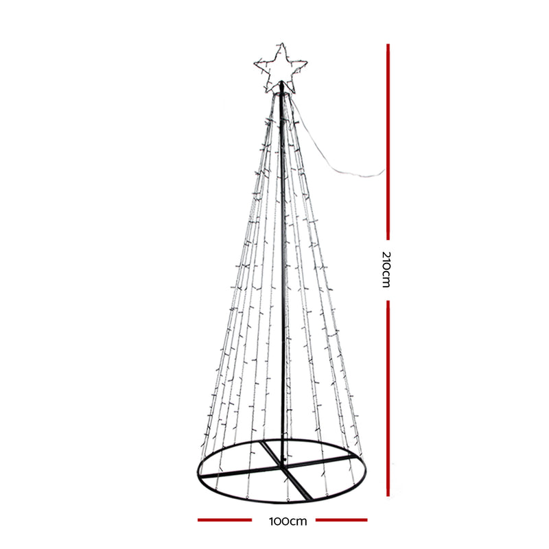 Danoz Xmas🎅 2.1M Christmas Tree 264 LED Solar Jingle Jollys