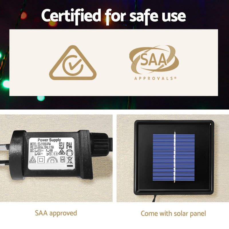 Danoz Xmas🎅 2.1M Christmas Tree 264 LED Solar Jingle Jollys