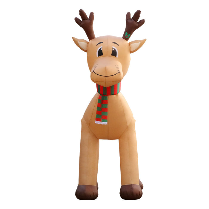 Danoz Xmas🎅 Jingle Jollys Christmas Inflatable Reindeer 5M Illuminated Decorations