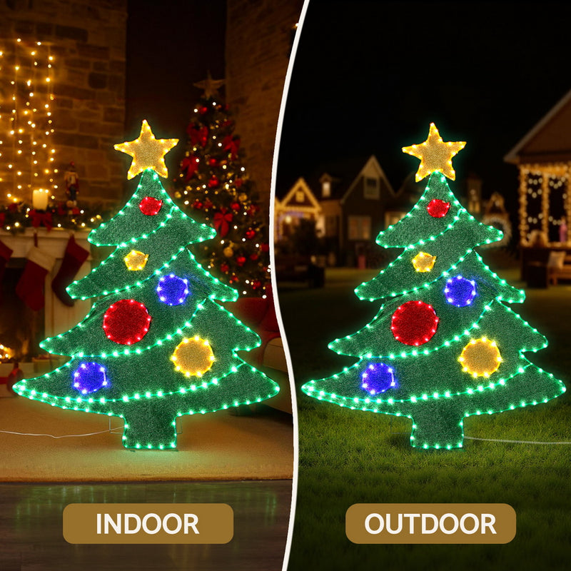 Danoz Xmas - Jingle Jollys Christmas Lights 150cm Motif 220 LED Rope Light Outdoor Decoration