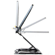 Adjustable Laptop Stand Foldable Tablet Book PC Holder Desk BLACK - danozdirect