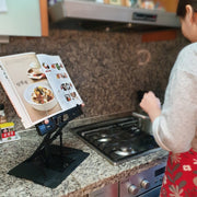 Adjustable Laptop Stand Foldable Tablet Book PC Holder Desk BLACK - danozdirect