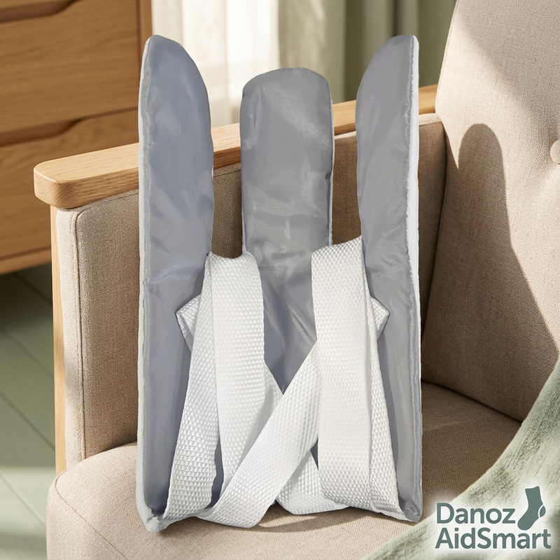 🧦 Danoz AidSmart | Sock Aid Dressing Helper | Easy-Pull Straps | Lake Blue or Grey | 1 Piece | Free Postage!