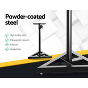 Alpha Speaker Stand 67 - 120cm Adjustable Height Surround Sound Studio Home 2pcs - danozdirect