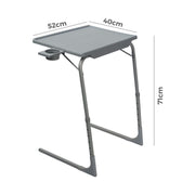 Anywhere Laptop Pro Desk in Silver Grey - danozdirect