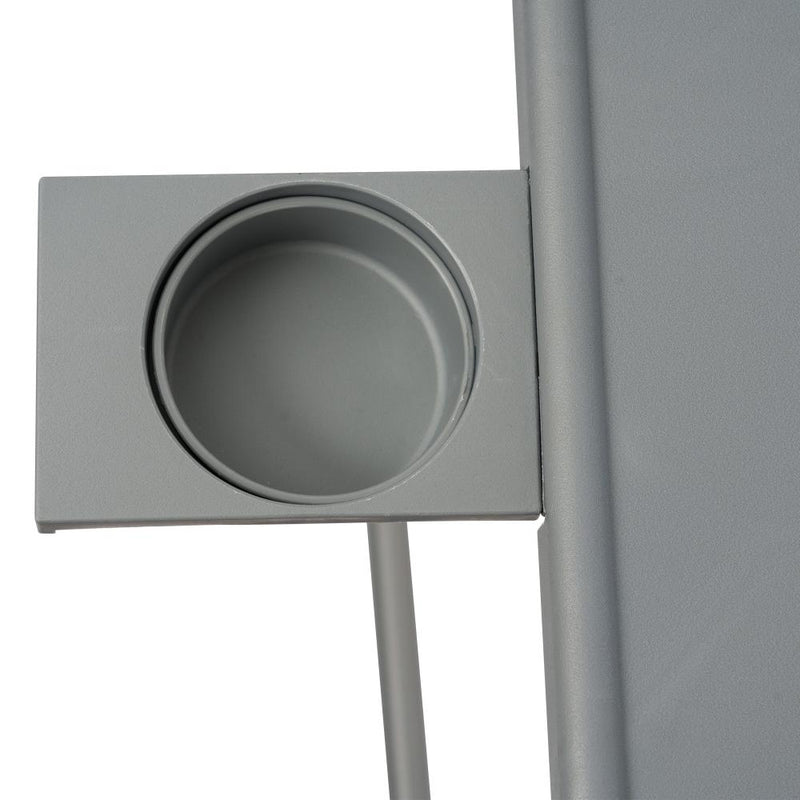 Anywhere Laptop Pro Desk in Silver Grey - danozdirect
