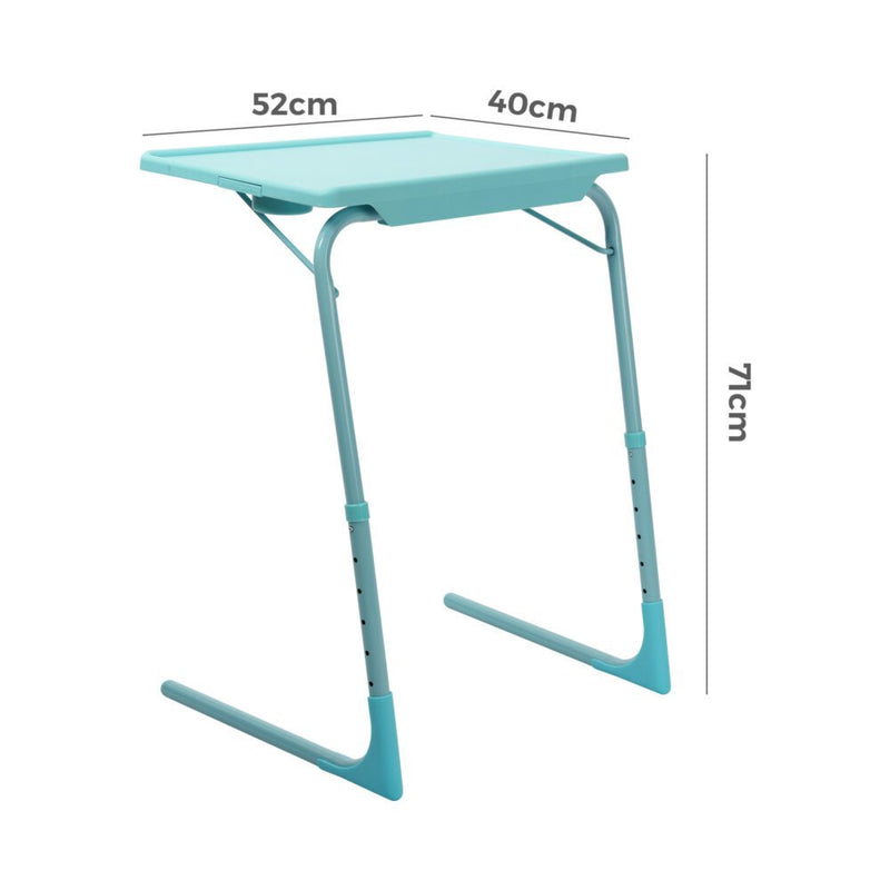 Anywhere Laptop Pro Desk in Turquoise - danozdirect