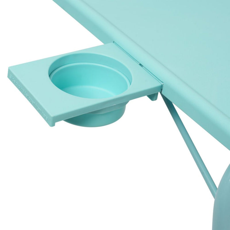 Anywhere Laptop Pro Desk in Turquoise - danozdirect