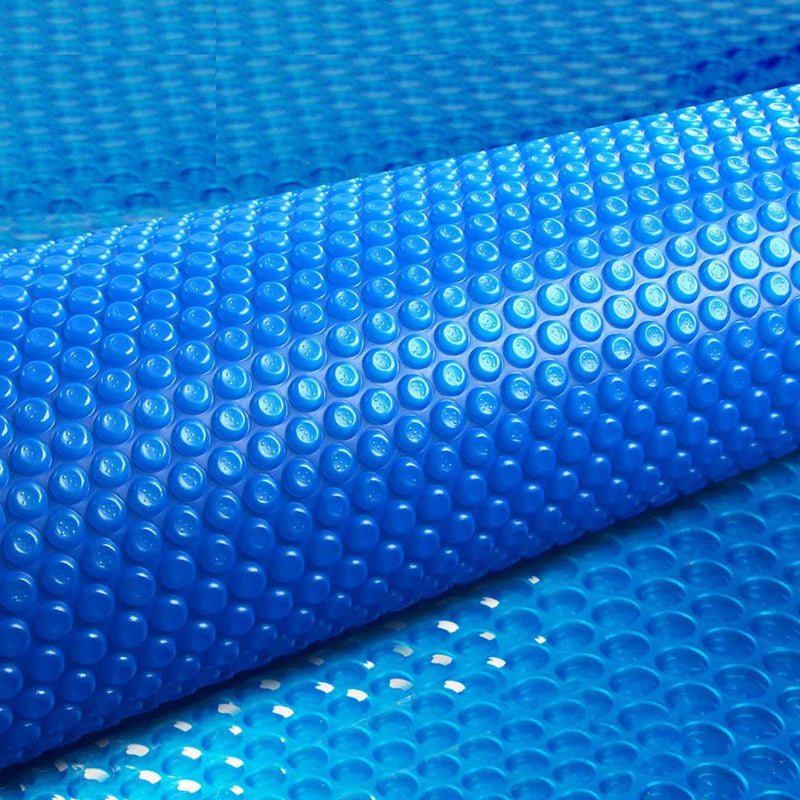 Aquabuddy Pool Cover 8x4.2m 400 Micron Swimming Pool Solar Blanket Blue - danozdirect