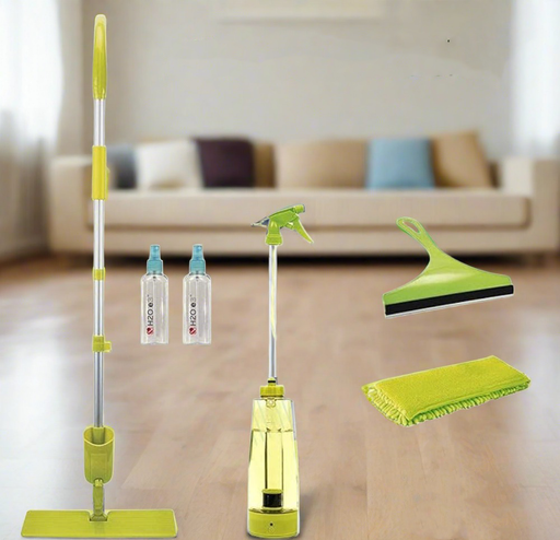 Discover the natural way to clean with Danoz Direct's H2O e3™ 9Pc Sanitizer Mop System - Save $90, Limited Stock