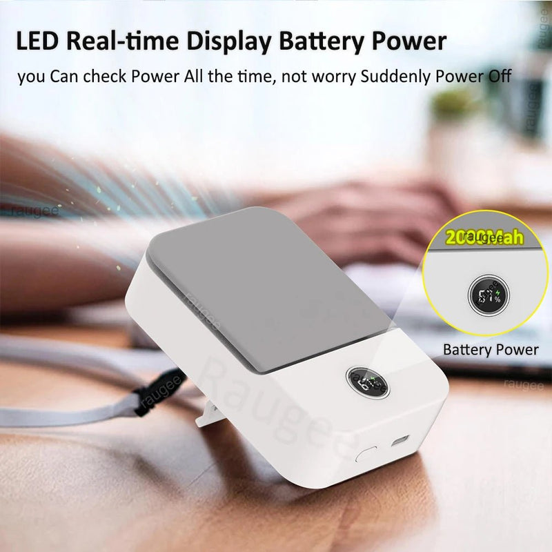 Beat the heat with Danoz AirToGo Portable Waist Fan cooler - the ultimate cooling companion that goes wherever you do. Clip it to your waist, hang it around your neck, or pop it on a table - danozdirect