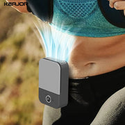 Beat the heat with Danoz AirToGo Portable Waist Fan cooler - the ultimate cooling companion that goes wherever you do. Clip it to your waist, hang it around your neck, or pop it on a table - danozdirect