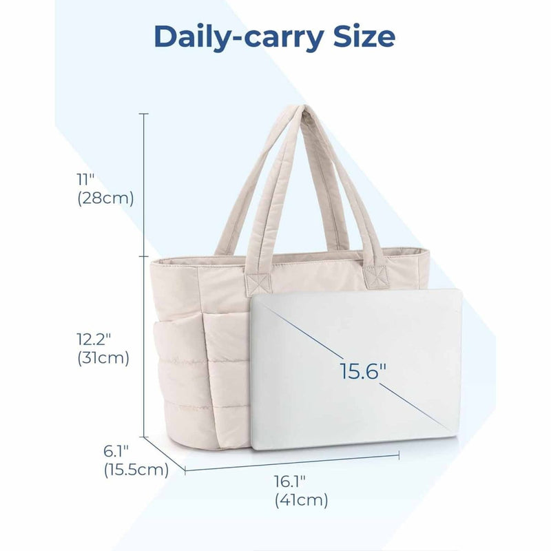 Black Large Capacity Nylon Tote Bag for Women - Fashionable Travel Shoulder & Crossbody Handbag - danozdirect